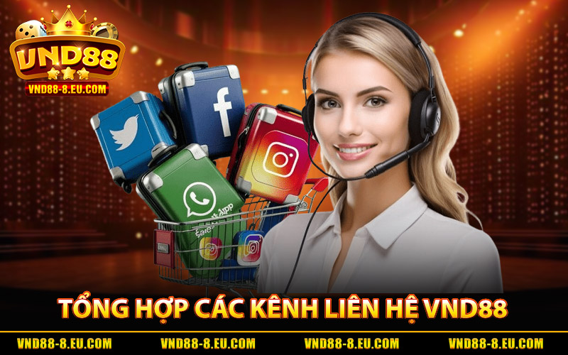 Tổng hợp các kênh liên hệ VND88